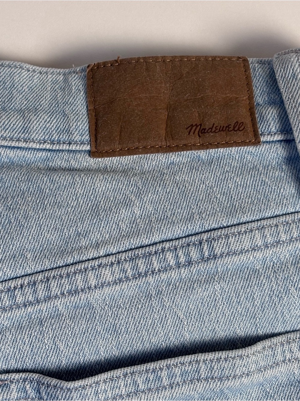 Madewell Light Blue Wide-Leg Jeans - Picture 5 of 10